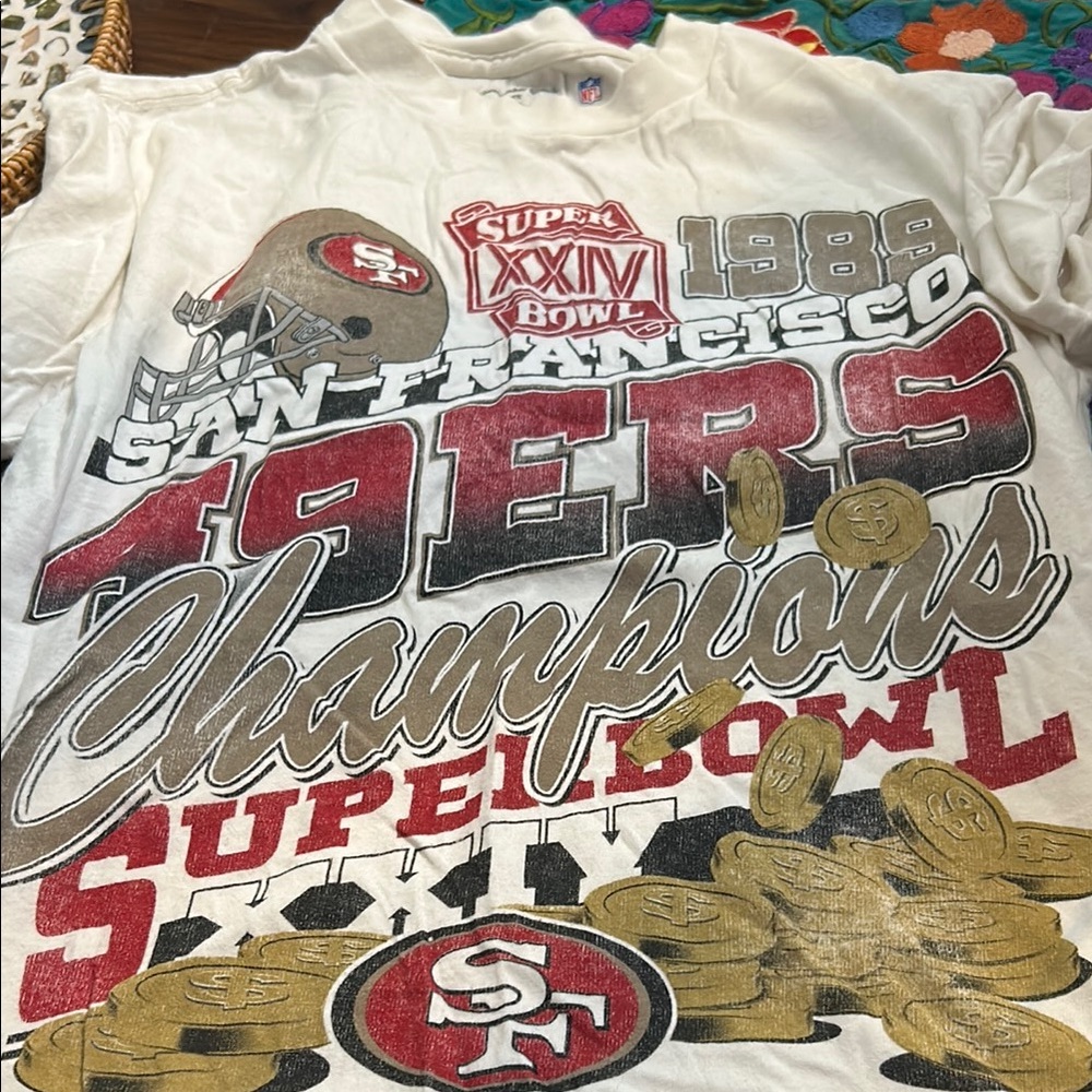San Francisco 49ers Cream Graphic T-Shirt Abercrombie & Fitch